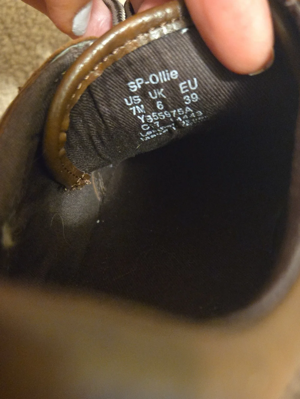 Sperry Brown Leather Deck-Style Lace-Up Boat Shoes